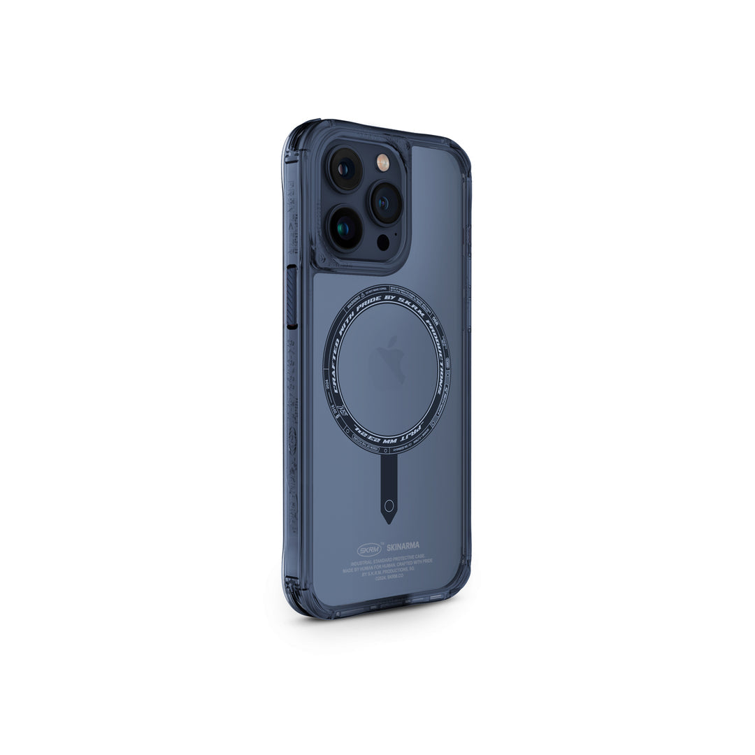 SkinArma Saido MagSafe Cover For iPhone 15 Pro Max | Blue SkinArma Saido MagSafe Cover For iPhone 15 Pro Max | Blue